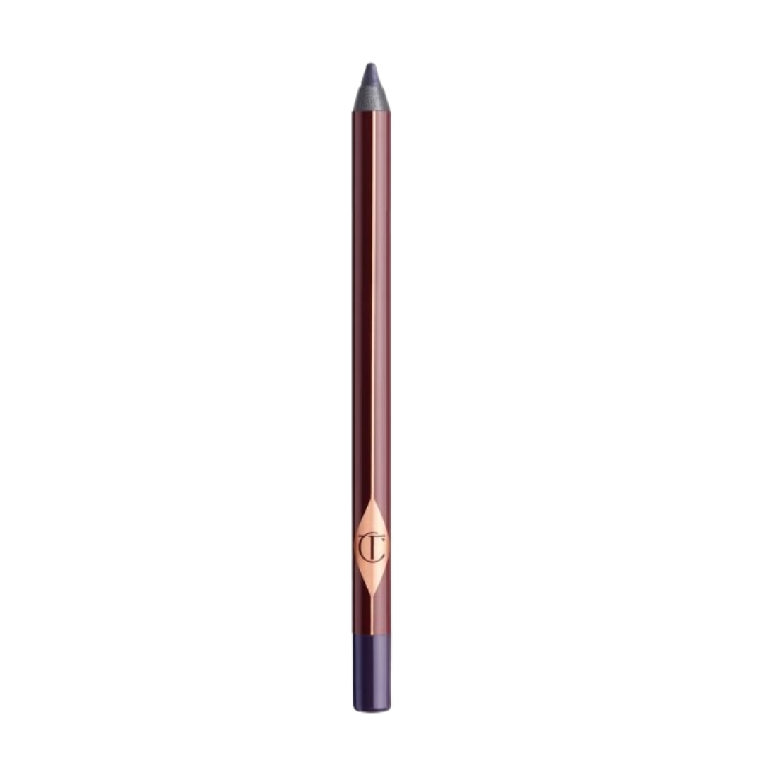 Charlotte Tilbury Rock 'n' Kohl v odstínu Midnight Blue na bílém pozadí