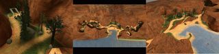 Halo: Custom Edition's Wartorn Cove map.