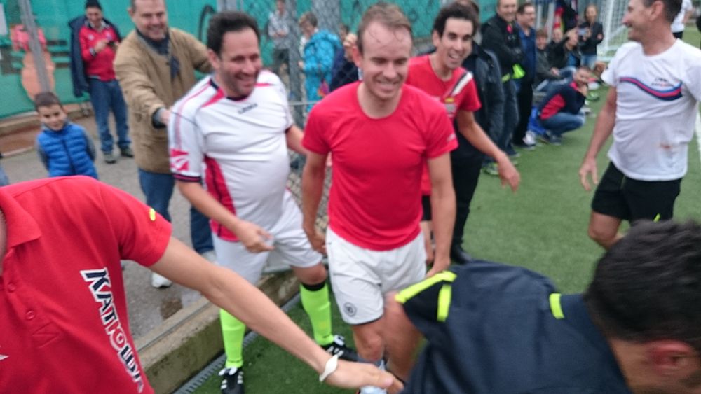 Alexander Kristoff - Katusha host their annual team-staff soccer match in Peschiera del Garda, Italy