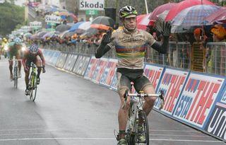 Stage 7 - Evans magnificent in the Tuscan mud