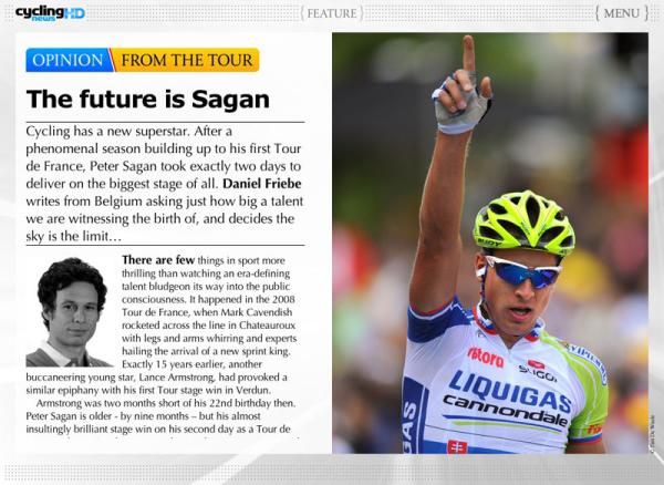 You can read the exclusive Sagan feature in the latest issue of CNHD