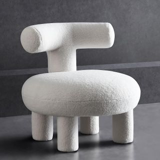 A boucle chair
