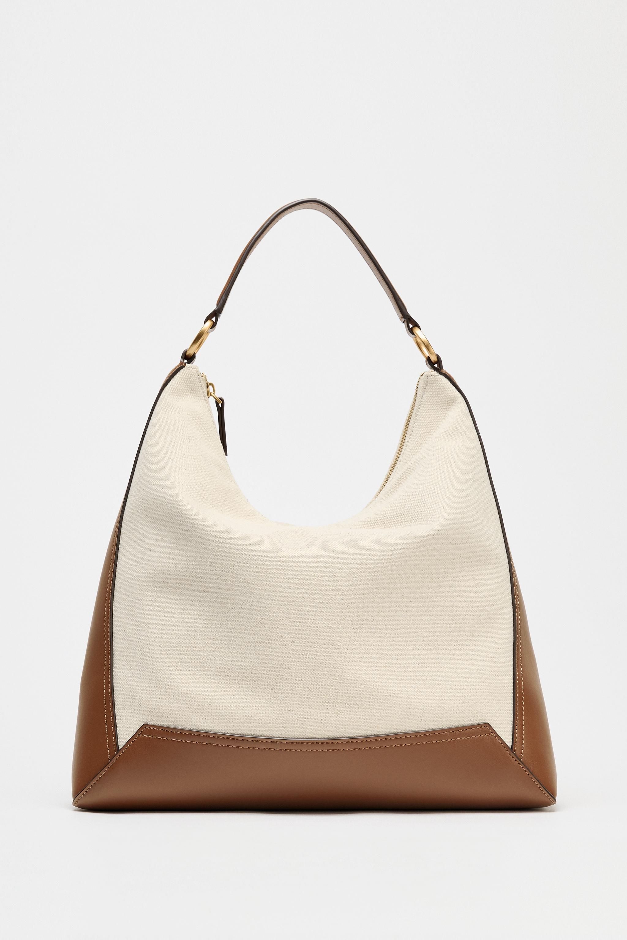 Canvas Bucket Shoulder Bag