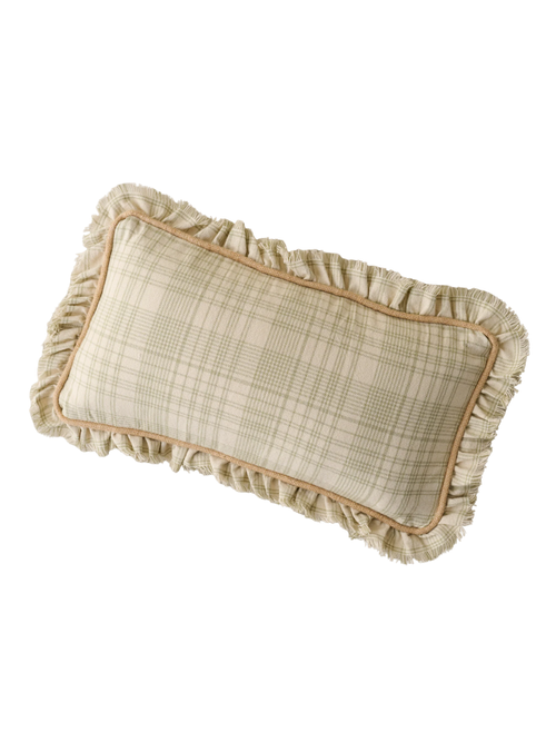 Tyler Check Pillow W/ Fill