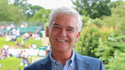 Phillip Schofield with Lanson Champagne at The Championships at Wimbledon on July 5, 2021 in London