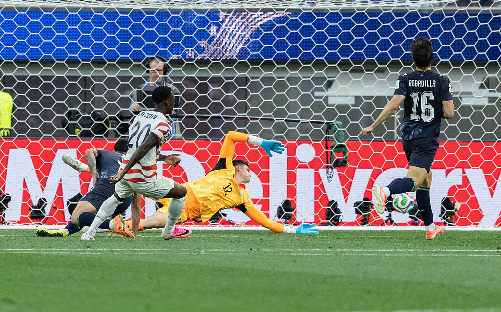 Folarin Balogun scored twice in the United States' 4-1 win over Paraguay