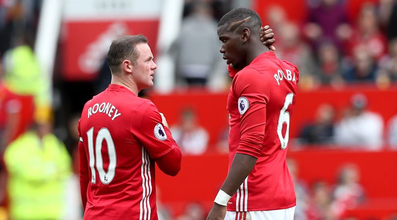 Wayne Rooney, Paul Pogba