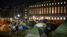 Tent encampment at Columbia University