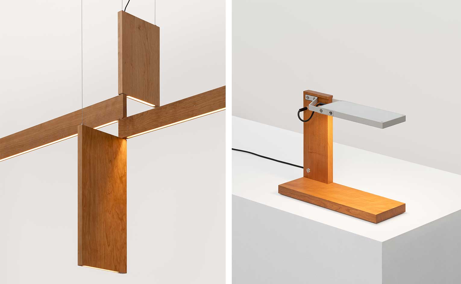 lighting designs by Formafantasma featuring wooden planks