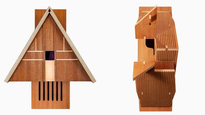 Left Frank Lloyd Wright. Right Gehry