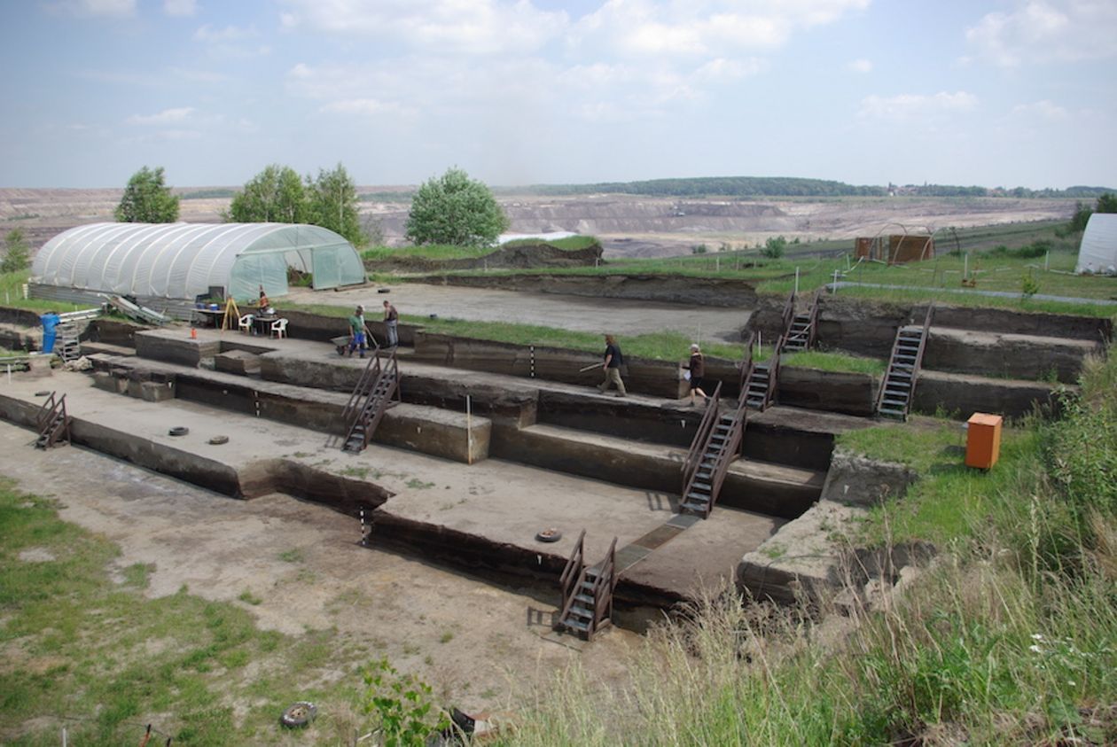 The excavation site in Sch&ouml;ningen, Germany