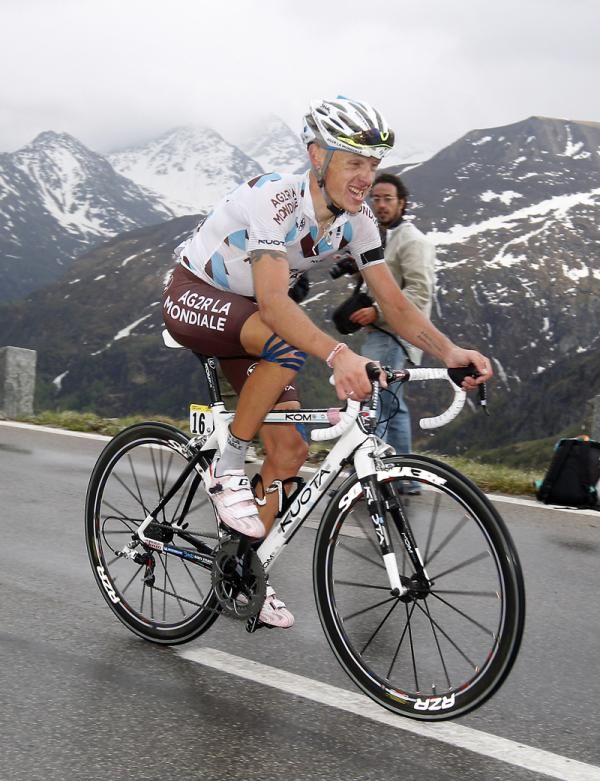 John Gadret (AG2R) was strong