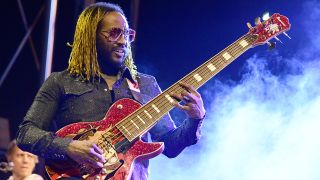 Thunderca performs during the Wonderfront Music & Arts festival at Seaport Village on November 20, 2022 in San Diego, California.