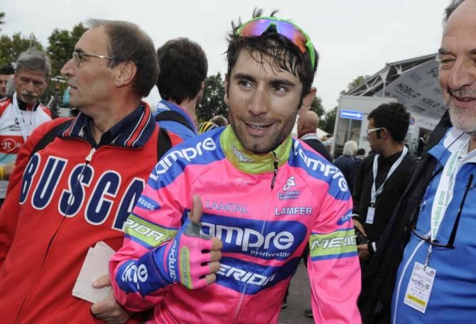 Thumbs up for Diego Ulissi (Lampre-Merida).