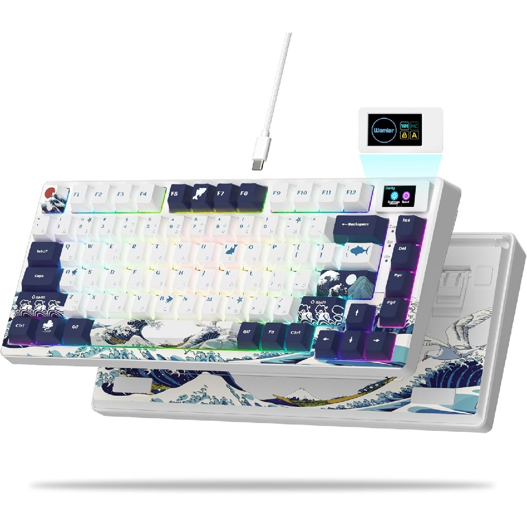 Product shot of Womier SK80 keyboard