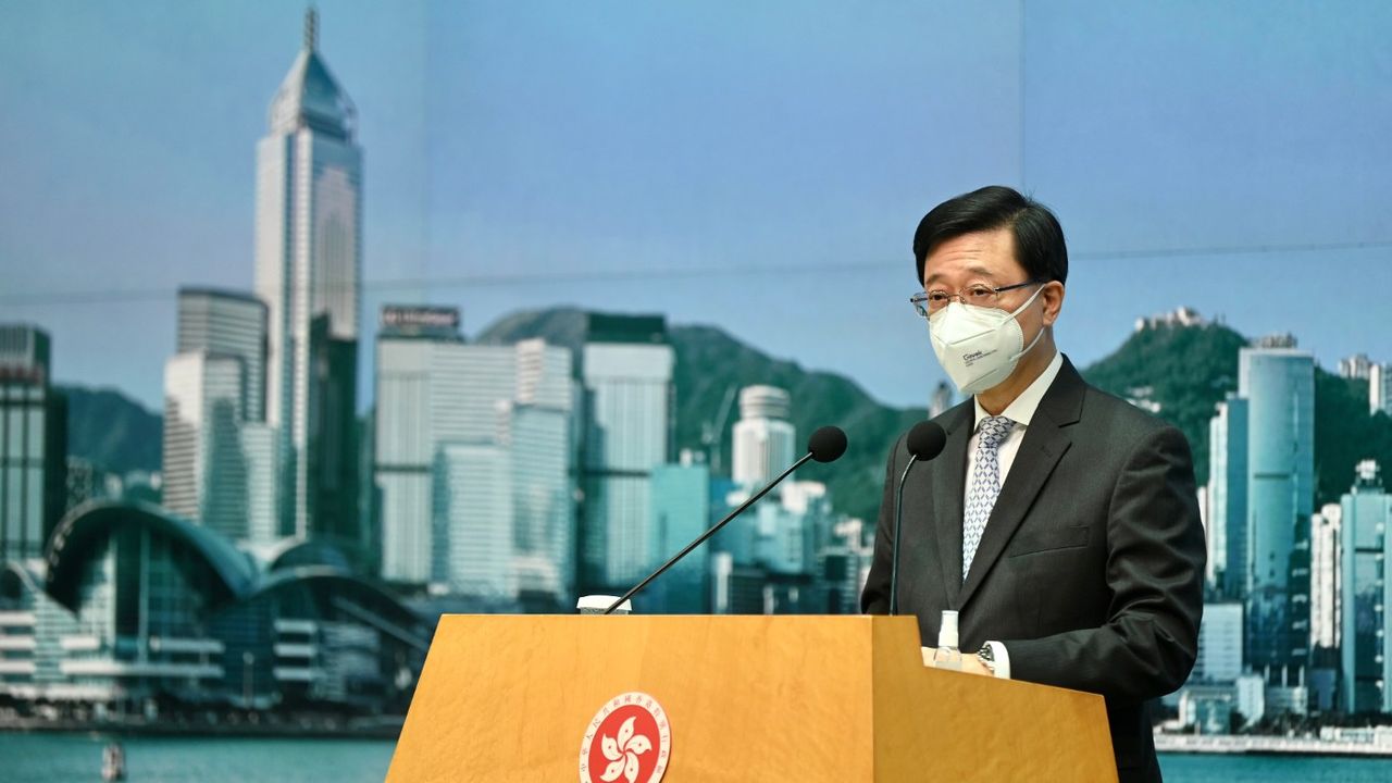 Hong Kong chief executive John Lee