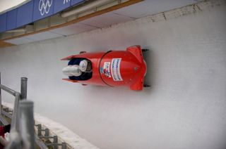 bobsled team competes in utah