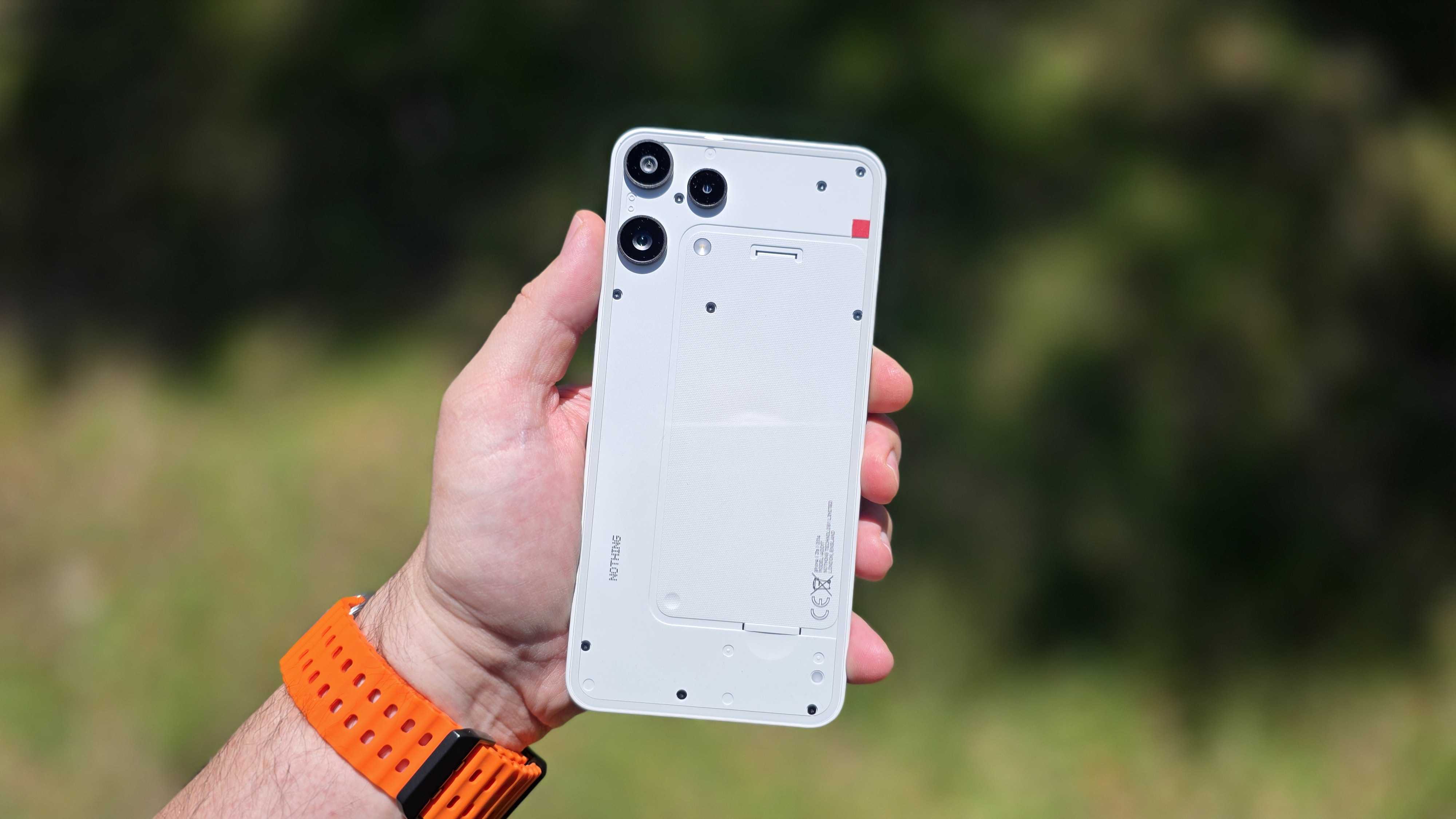 In-hand photo of Nothing Phone 3a Lite