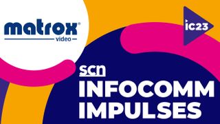 The Matrox Video and SCN InfoComm Impulses logos. 