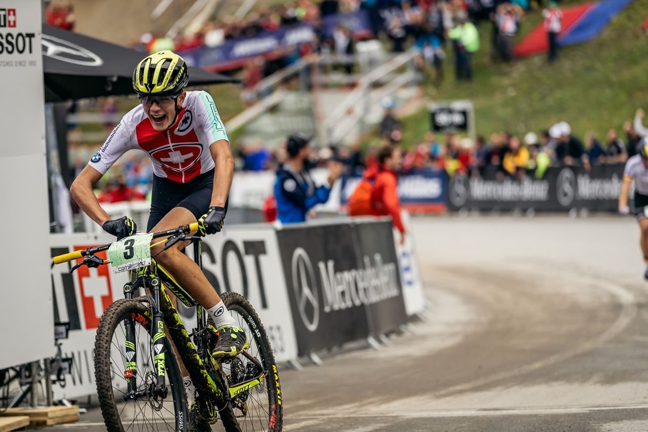 Alexandre Balmer (Switzerland) speeds to victory