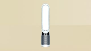 Dyson Pure Cool on yellow background