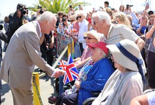 King Charles on a visit to the Channel Islands in July 2024