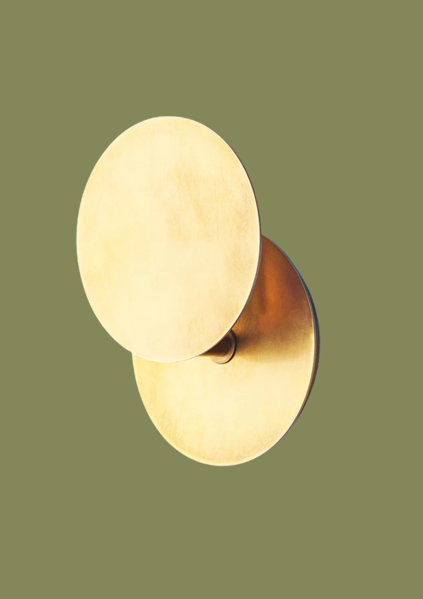 Pooky Lighting, Franz Rechargeable Wall Light in Antique Brass