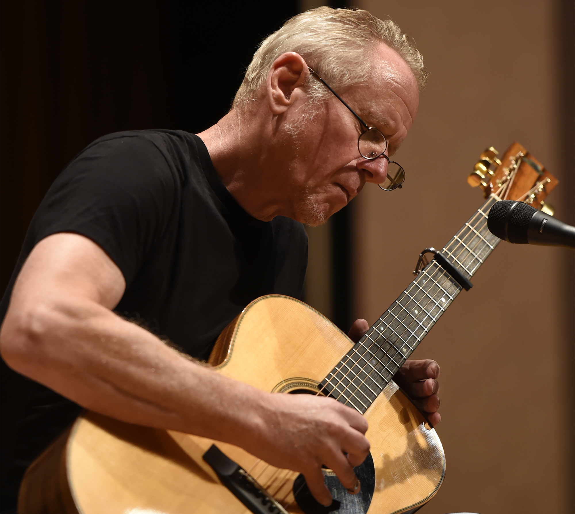 Windham Hill Records founder Will Ackerman on guitar.Guitar-a-rama featured multiple musicians and Grammy-winning guitarists during a marathon Berks Country Fest show at Scottish Rite Cathedral, June 12, 2016