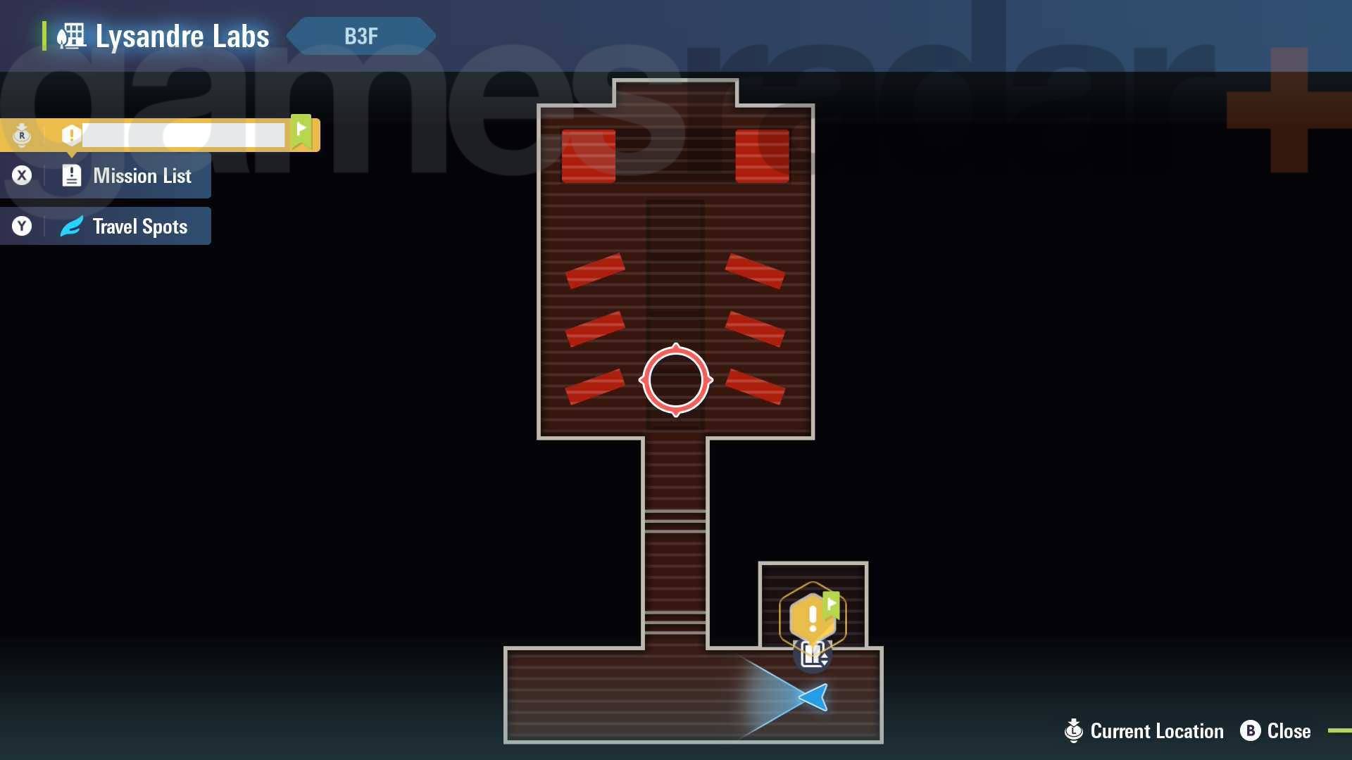 Lysandre Labs B3F screenshot in Pokemon Legends: Z-A.