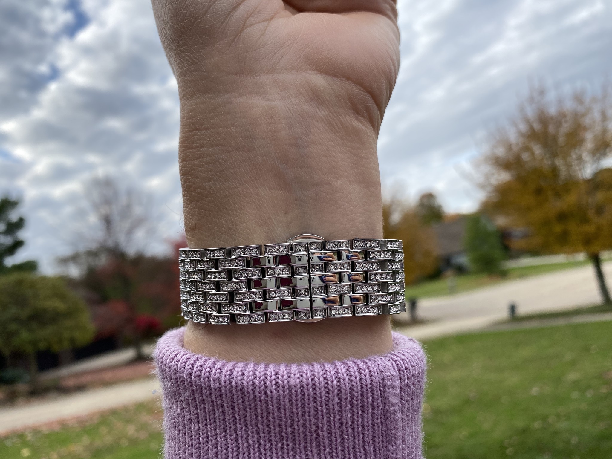 Wearlizer Crystal Rhinestone Apple Watch Band