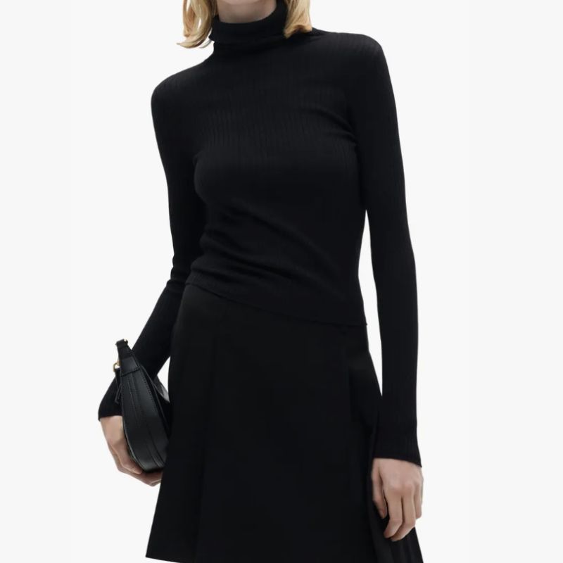 black turtleneck