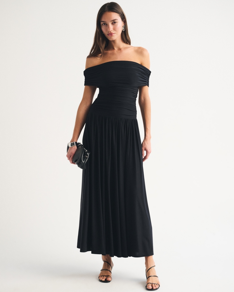 Bra-Free Drop-Waist Maxi Dress