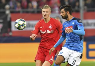 Salzburg striker Erling Haaland has been turning heads in Europe