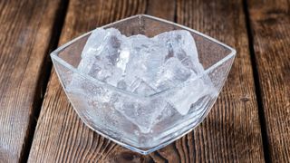 A bowl of ice