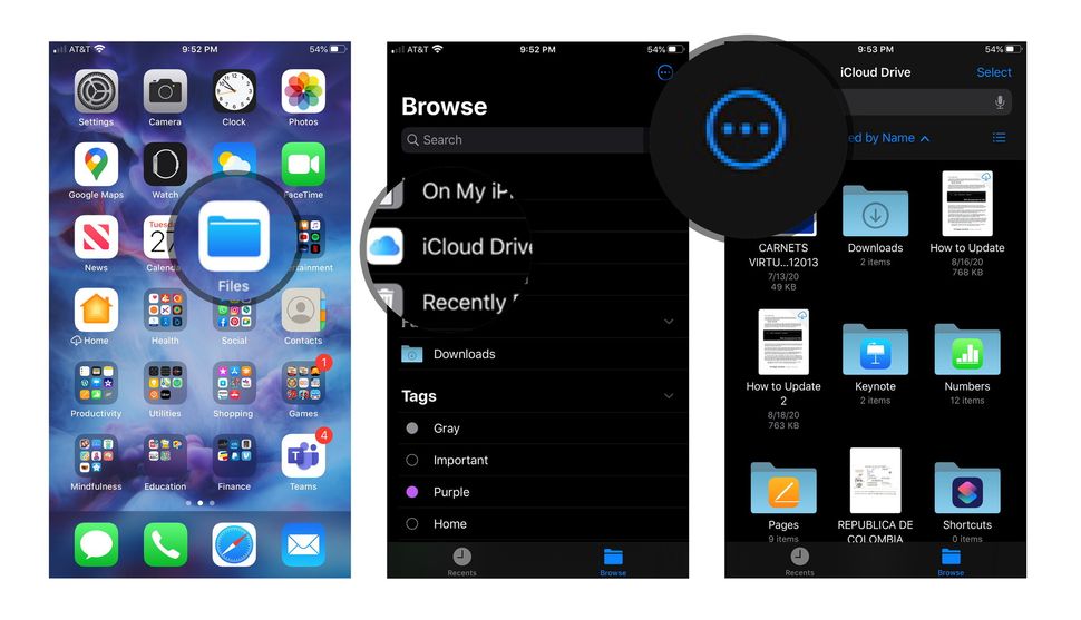 How To Manually Create Folders And Move Documents In The Files App And 