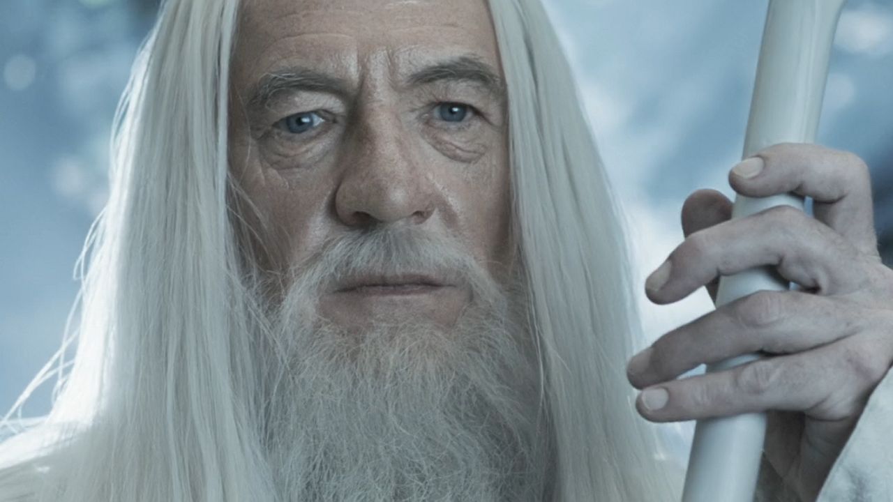 Ian McKellen as Gandalf in The Two towers