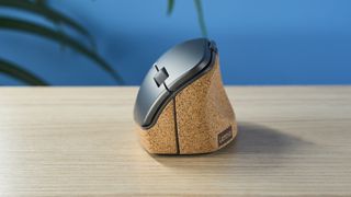 A Lenovo Go Wireless Vertical mouse