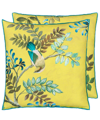 Porcelaine De Chine Alchemilla Linen Cushion | £100 ($131) on Designers Guild