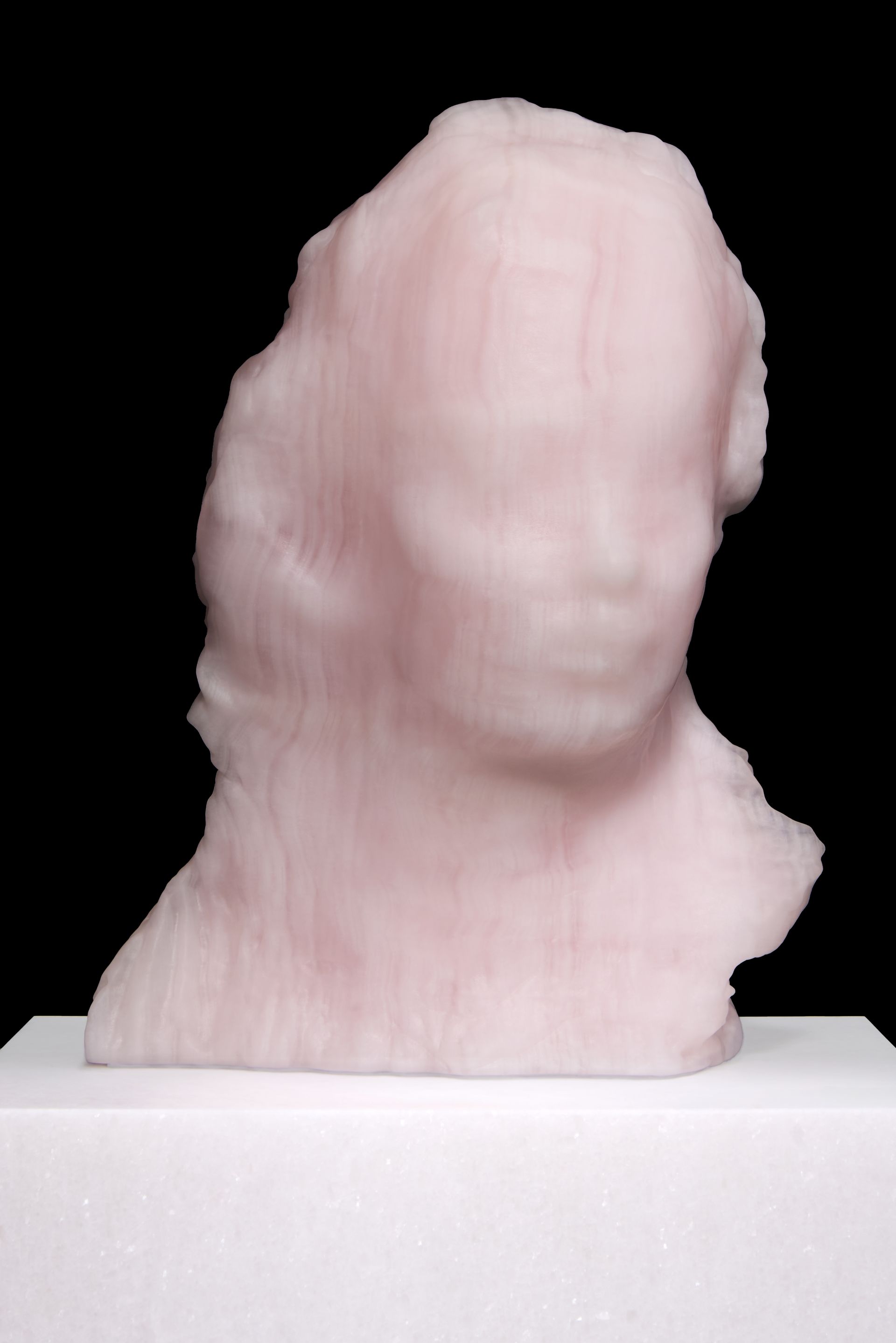 pink marble statue