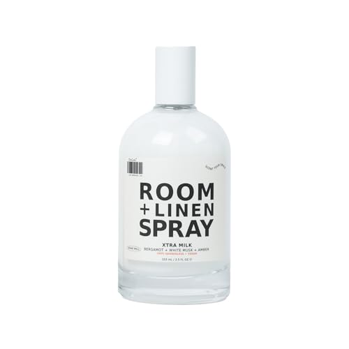 Dedcool Room + Linen Spray (xtra Milk, 3.5 Fl Oz | 103 Ml) Luxurious Fragrance, Natural Linen Spray for Bedding, Laundry, Fabric Freshener, Clean, Non-Toxic, Infused With Essential Oils