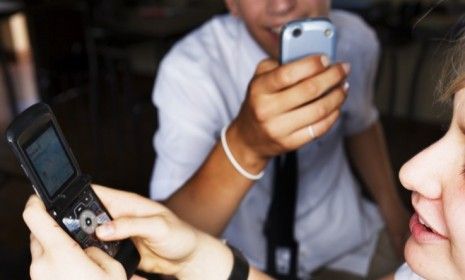 Teens don&amp;#039;t talk, they text, sending and receiving an average of 60 messages per day, according to a new study.