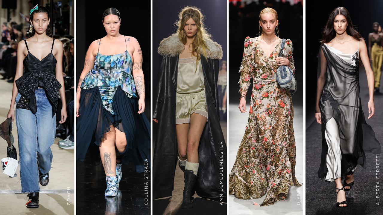 Moto Boho trend runway imagery