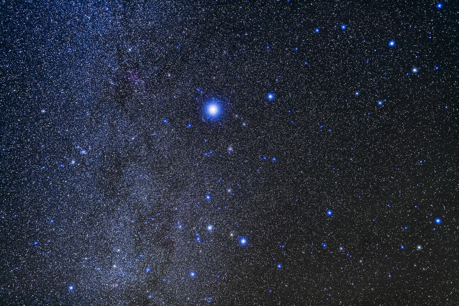 Sirus, the brightest star in the night sky, is a binary star consisting of a Sirius B, a massive white dwarf and Sirius A, an A-type main sequence star.