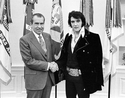 Elvis Presley With Richard Nixon