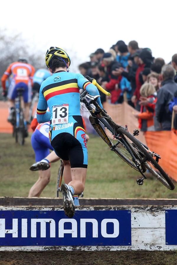 Wout Van Aert (Belgium) on his way to a top-10 finish.