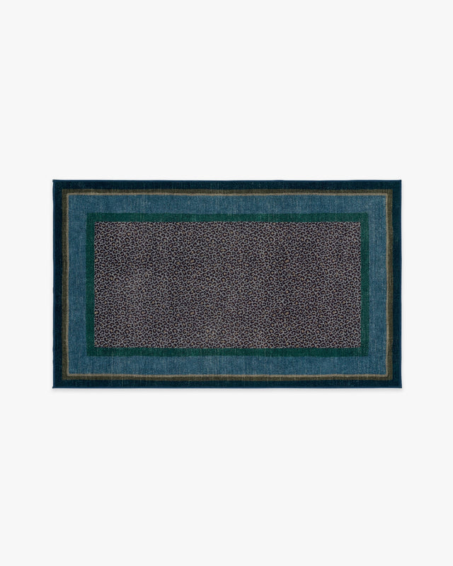 Ruggable, Panthera Blue &amp;amp; Green Rug