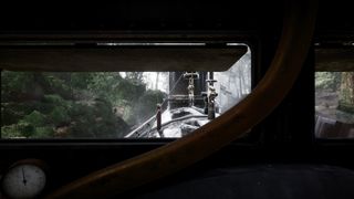 View from inside the conductor's area
