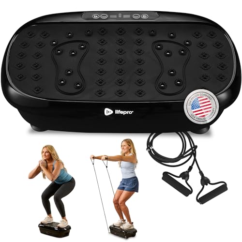 Lifepro Hexaplate Lite Compact Vibration Plate With Magnetic Acupoints