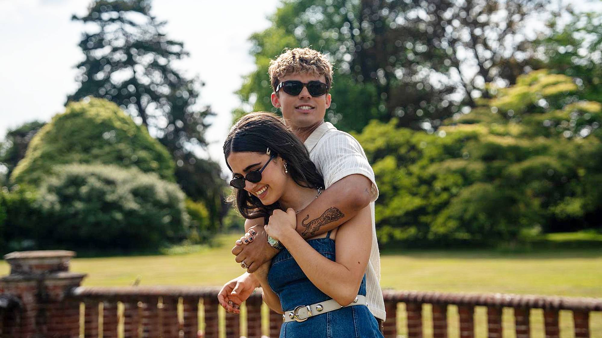 Asha Banks and Matthew Broome in "Your Fault: London" coming soon to Prime Video