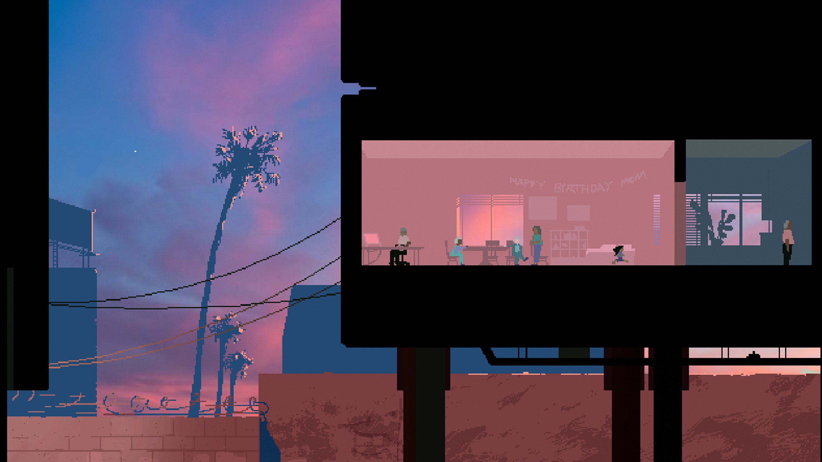Love Eternal is a ‘gravity-defying horror platformer’ within which a teenager must escape the clutches of an angry ancient god